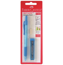 PENCIL MECHANICAL FABER-CASTELL GRIPMATE 0.5MM W/TWIST ERASER ASST