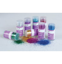 GLITTER SHAKER JASART 9GM VIAL BLUE