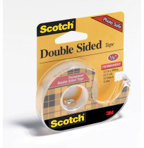TAPE DOUBLE SIDED SCOTCH 137P 12.7MMX11.4M WITH DISPENSER