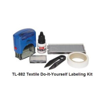 STAMP SHINY TEXTILE LABELLING KIT