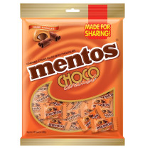 CANDY MENTOS 420G PILLOWPACK CHOCO CARAMEL 100PCE
