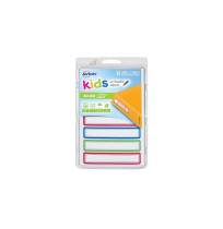 LABELS WRITABLE AVERY 89X16MM PK35 KIDS ID BLUE/GREEN/RED