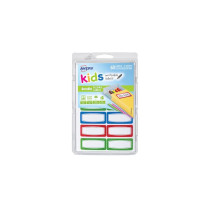 LABELS WRITABLE AVERY 44X19MM PK60 KIDS ID BLUE/GREEN/RED