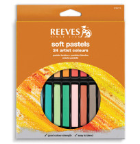 CRAYONS REEVES SOFT PASTELS PK24