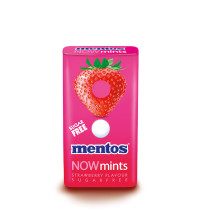 CONF MENTOS NOW 18GM MINTS STRAWBERRY