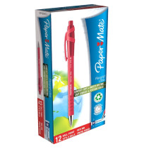 PEN P/MATE BP FLEXGRIP ULTRA RETRACT MED RED