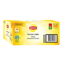TEA BAGS LIPTON YELLOW LABEL GOLD ENV BAGS PK500