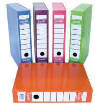 BOX FILE BANTEX F/CAP 70MM BLUEBERRY