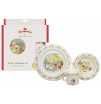 BABY GIFT BUNNYKINS 3 PIECE SET PLAYING RED