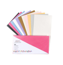 ENVELOPES COLOURFUL DAYS DL PEARLESCENT POWDER BLUE 15'S