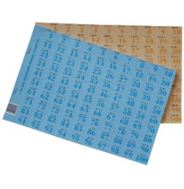 TICKETS CHOCOLATE WHEEL 1-200 PAD