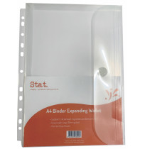 EXPANDING BINDER WALLET STAT A4 CLEAR