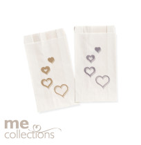 WEDDING CAKE BAGS ME MULTI HEARTS GOLD