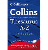 THESAURUS COLLINS GEM ENGLISH